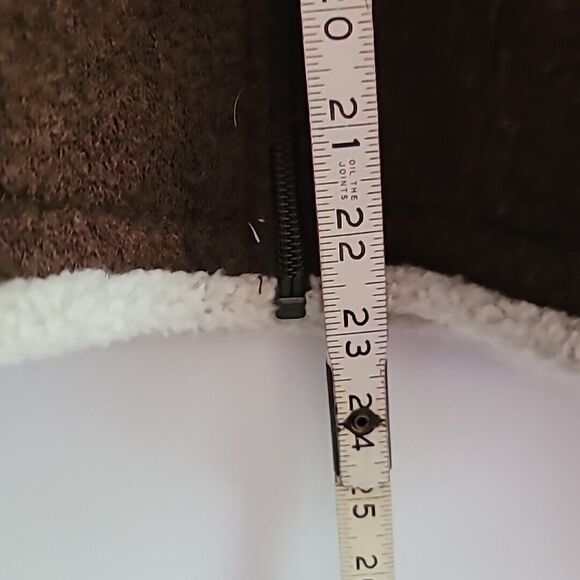 Kuhl Womens Size L Alfpaca Full Zip Hooded Fleece Jacket in Brown-Made In Canada - Picture 11 of 13